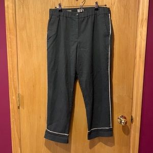 Loft grey trousers with white trim